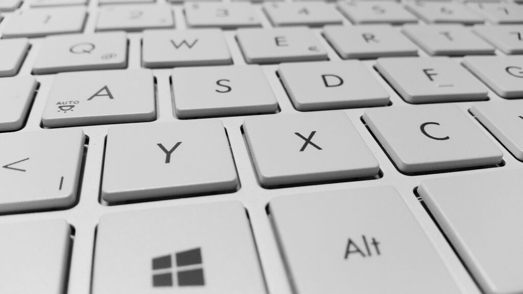 Nærbilde av et tastatur